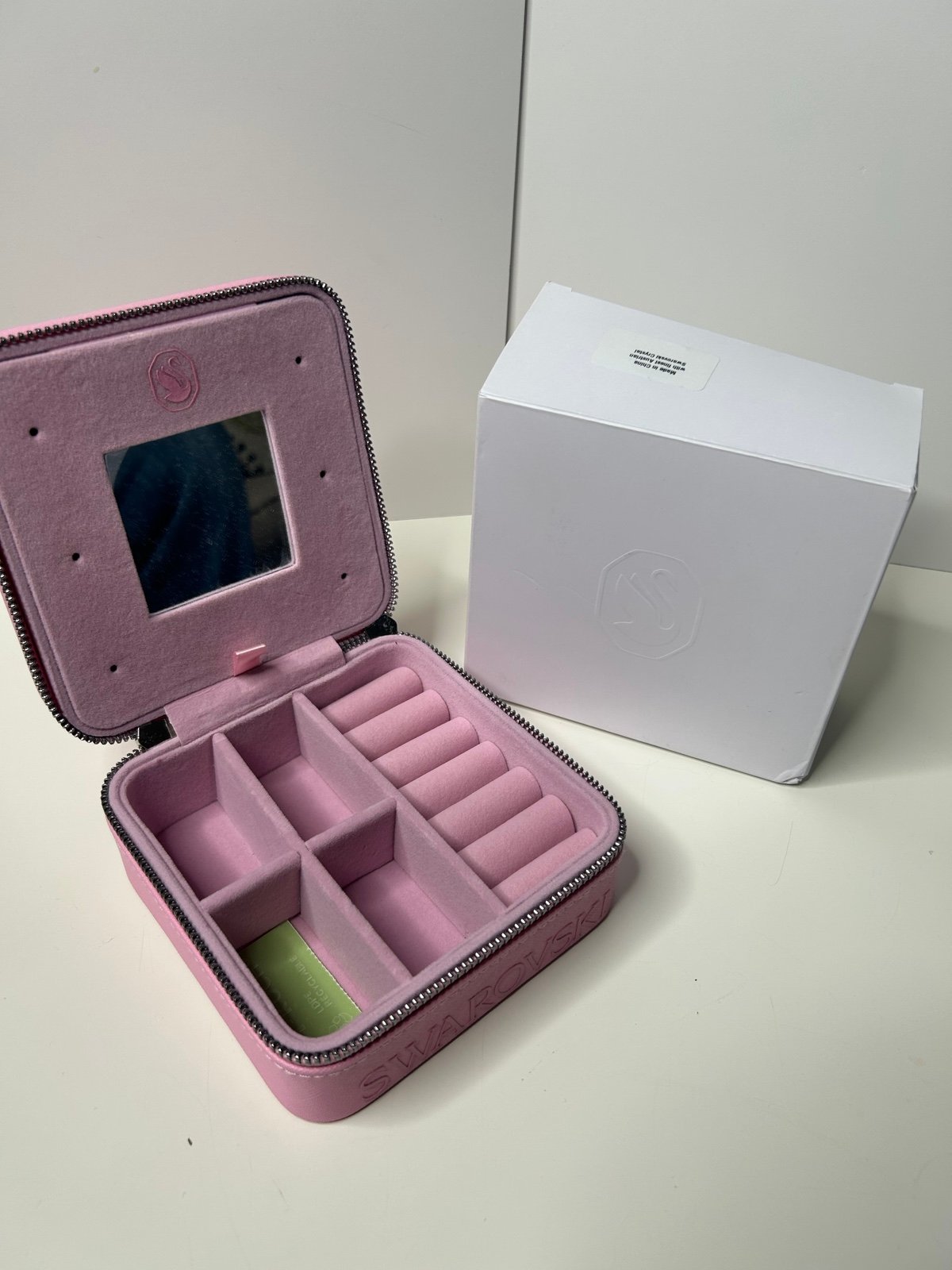 Swarovski Pink Jewelry Travel Box 5x5x3 5646912