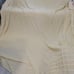 King Size Light Yellow Lightweight Cotton Chenille Bedspread