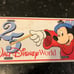 Disney World 25 Year Anniversary Sorcerer Mickey Mouse Metal License Plate