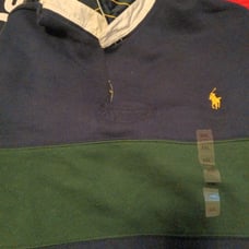 Polo Ralph Lauren polo 3 rugby shirt XXL, long sleeve.