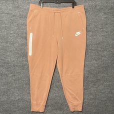 Nike Tech Fleece Sweatpants Women's Size 2XL Peach Casual Joggers Athletic