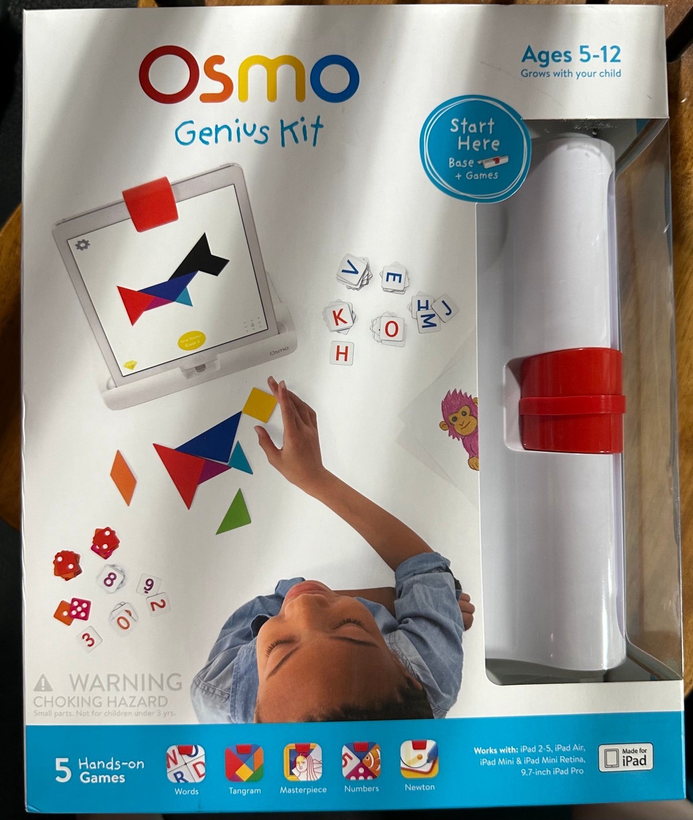 Osmo Genius Starter Kit with costumes and sticks and rings