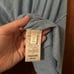 Free People Sweater Womens Medium Blue Waterfall Wrap Waist Tie Lightweight
