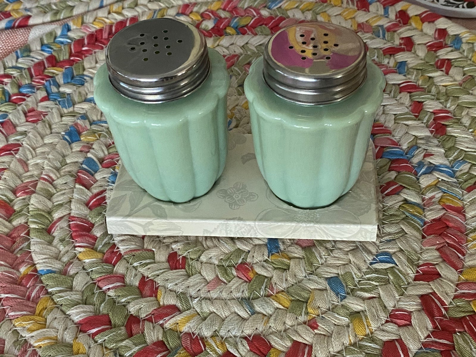Pioneer Woman Jade Salt and Pepper Shaker