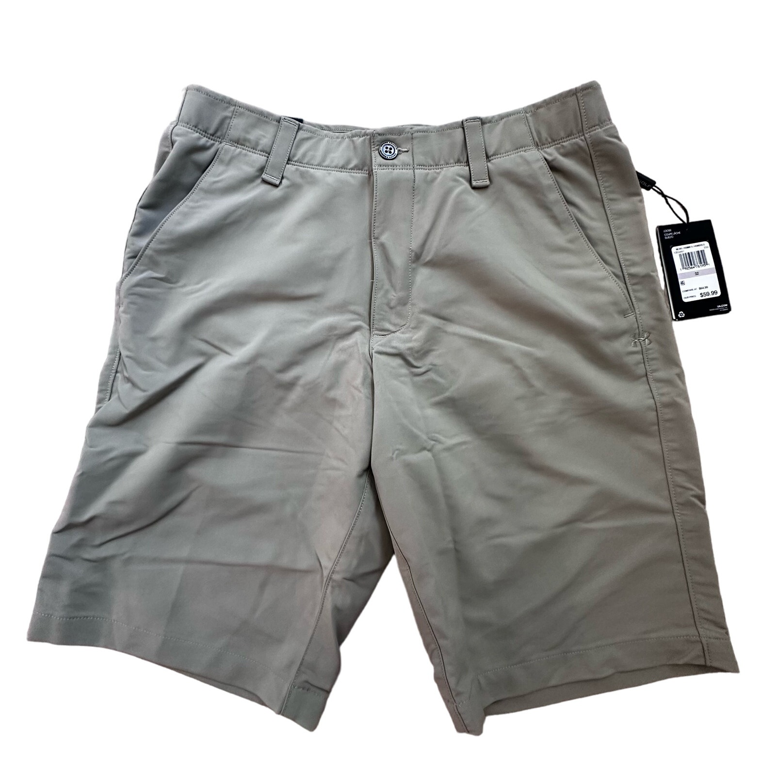 Men's Under Armour Golf Shorts | Khaki/Tan | NWT | SZ 32 | 11 Inseam