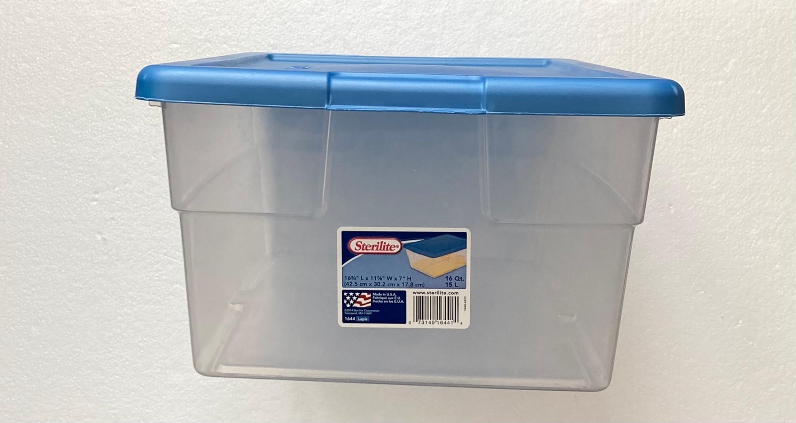 Storage Bin with Lid - Sterilite