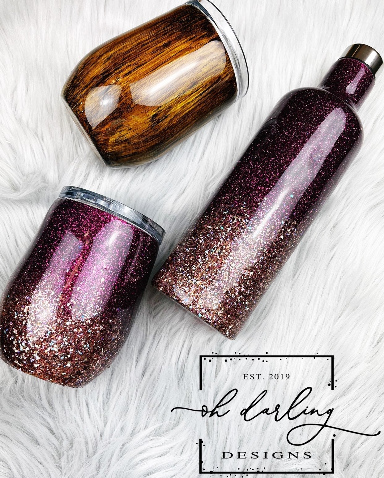 Wine tumbler steel set
