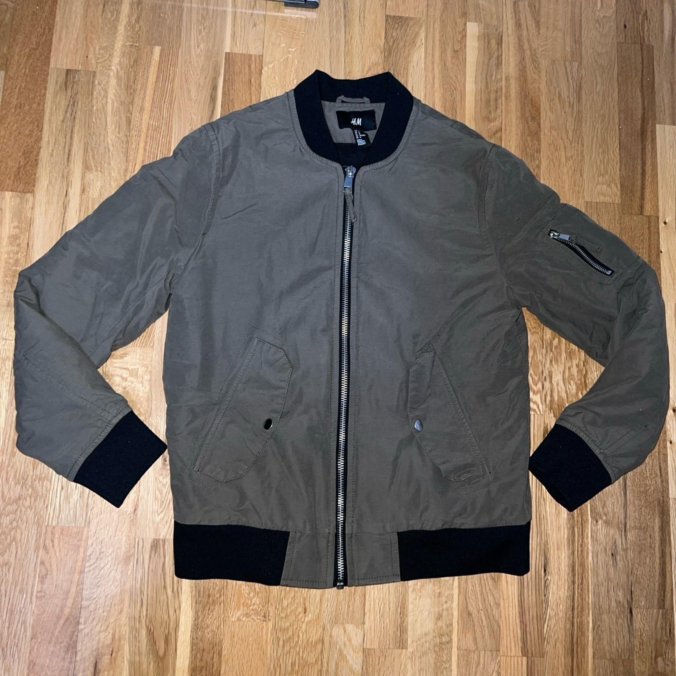 H&M Olive Medium Bomber Jacket