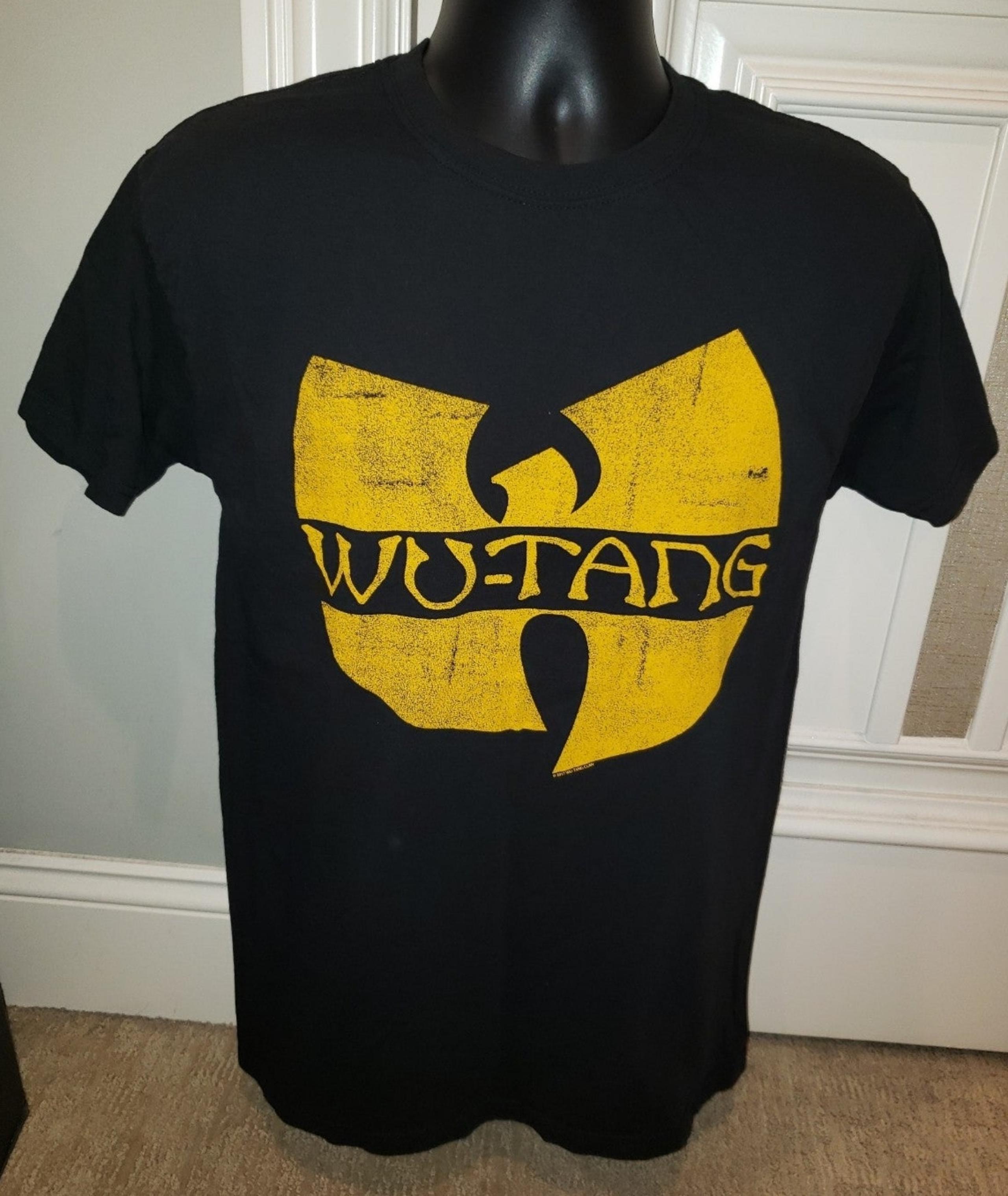 WU-TANG CLAN Hip-Hop Logo Men's Graphic T-Shirt size M