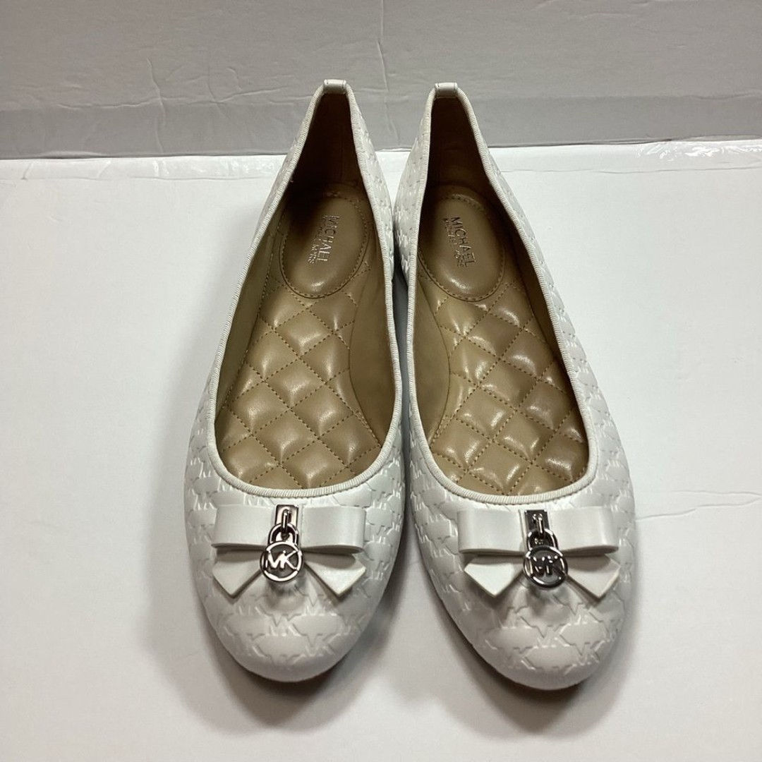 michael kors white flats