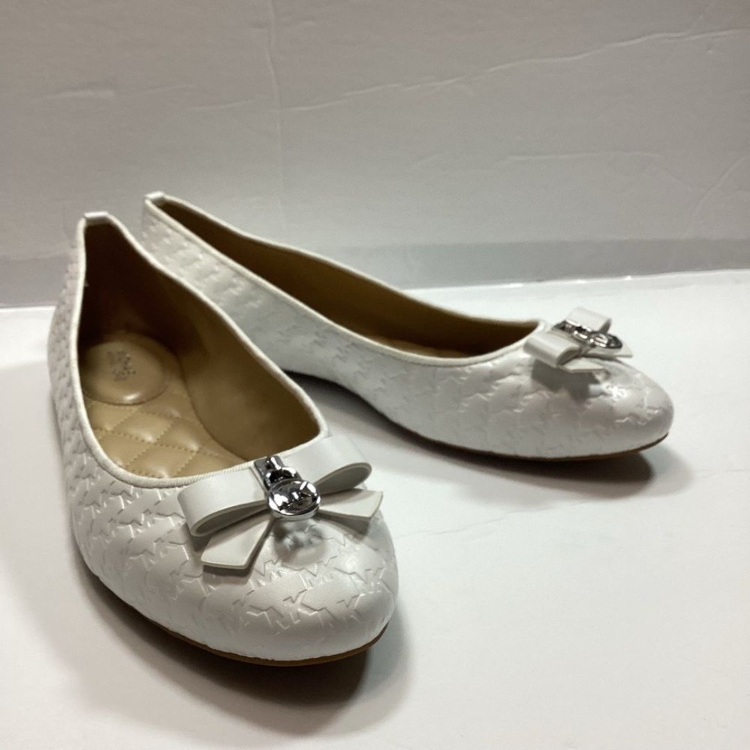 michael kors white flats