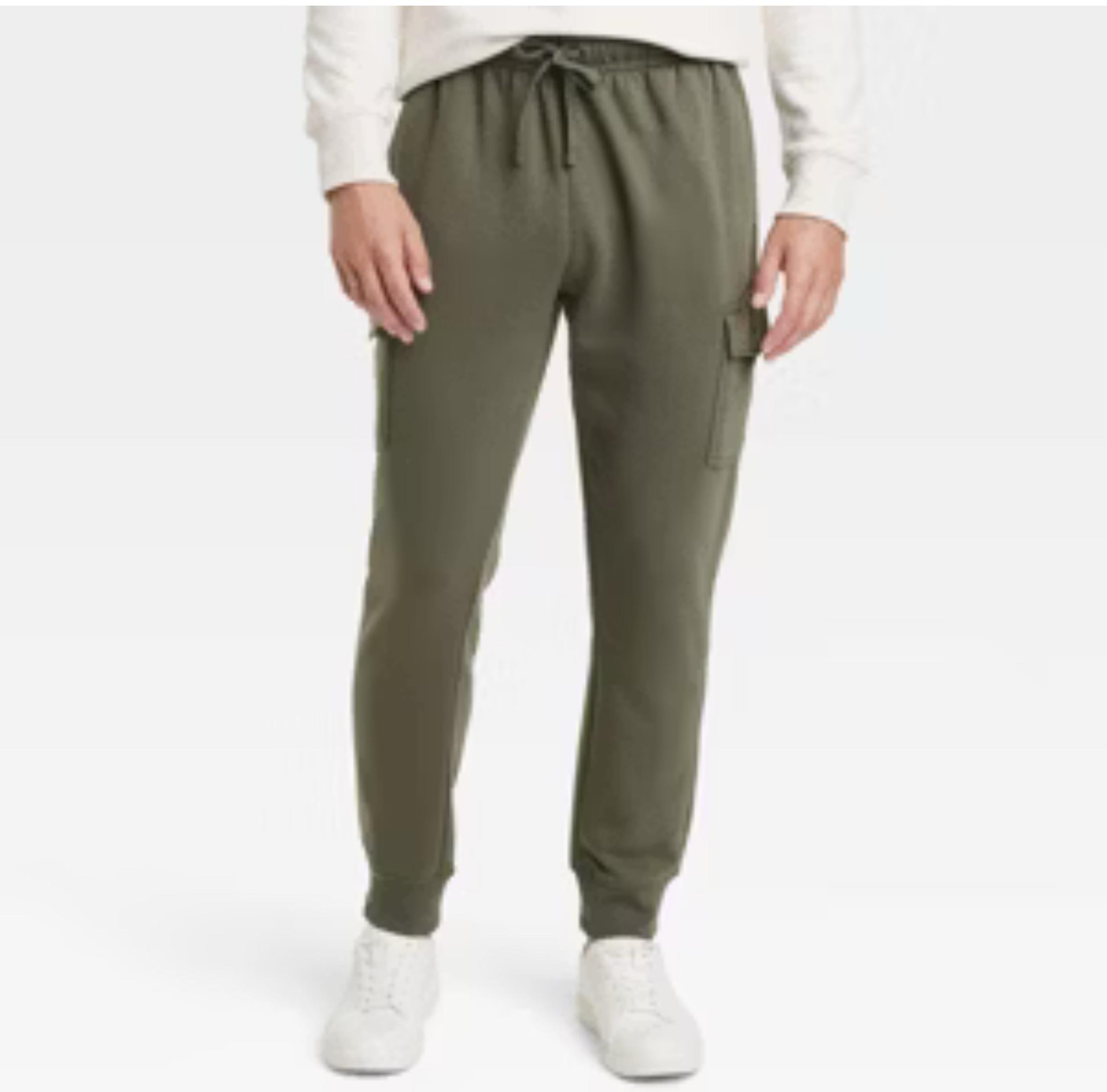 Goodfellow & Co Men’s fleece joggers Olive size M