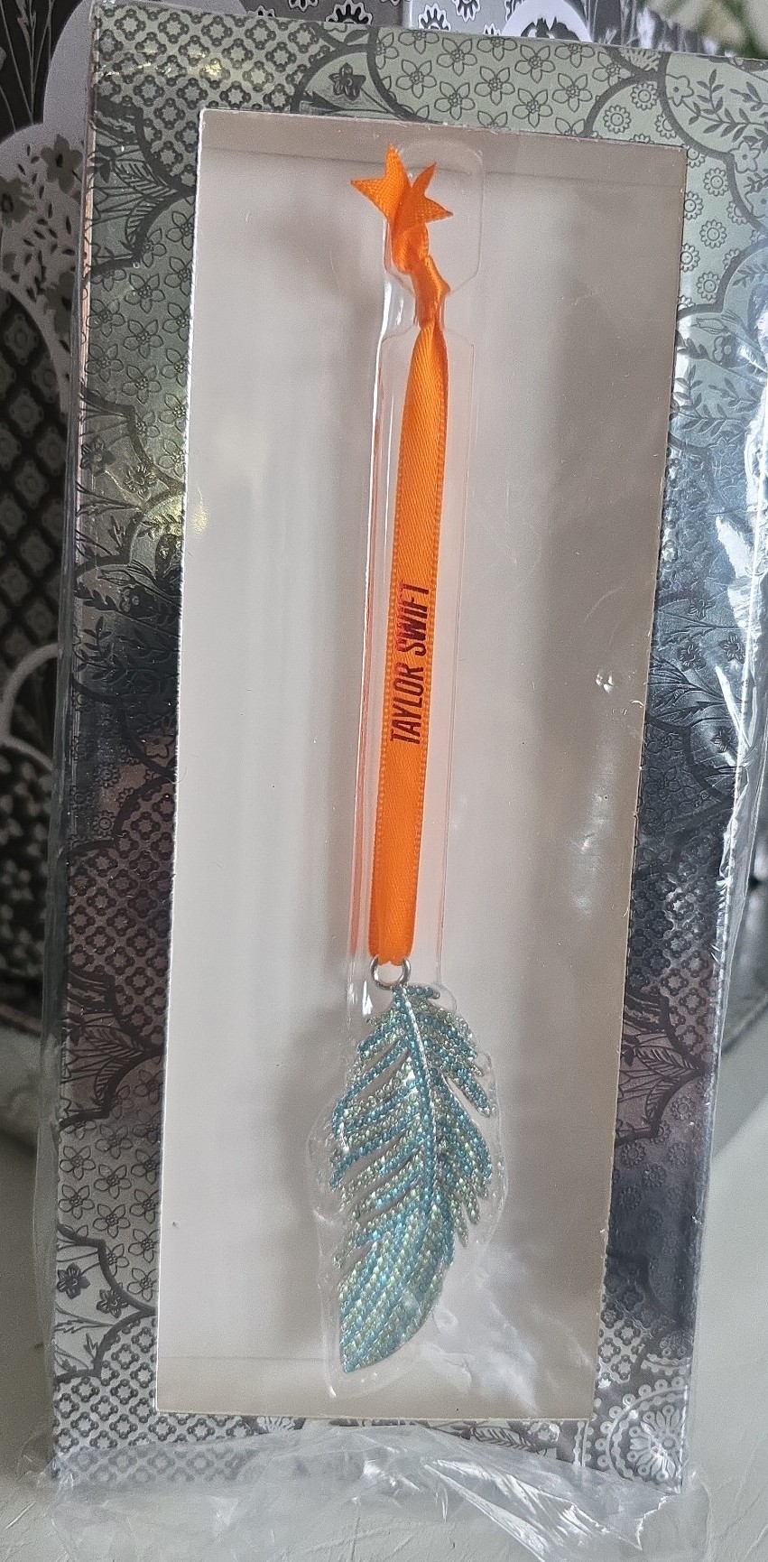 THE LIFE OF A SHOWGIRL FEATHER ORNAMENT