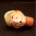 Novelty Cork Bottle Stopper Liquor Pourer Porcelain Head Vintage Antique German