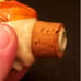 Novelty Cork Bottle Stopper Liquor Pourer Porcelain Head Vintage Antique German