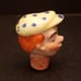 Novelty Cork Bottle Stopper Liquor Pourer Porcelain Head Vintage Antique German