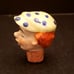 Novelty Cork Bottle Stopper Liquor Pourer Porcelain Head Vintage Antique German