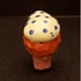 Novelty Cork Bottle Stopper Liquor Pourer Porcelain Head Vintage Antique German