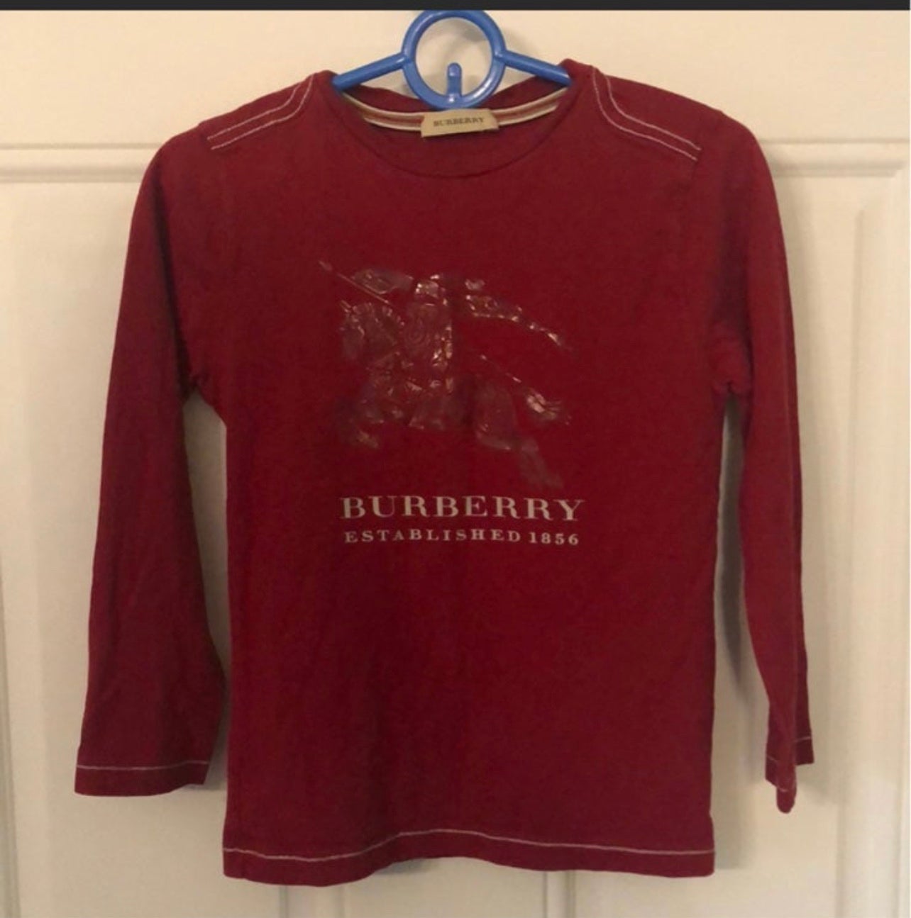 Burberry authentic long sleeve top/shirt boys