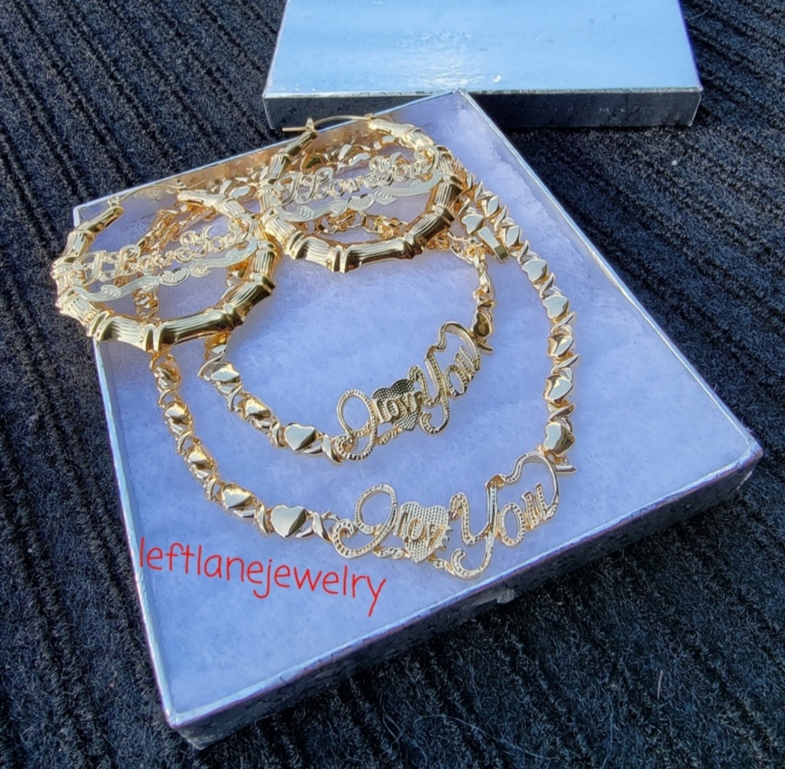 14k gold filled Chain set