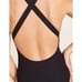 NWT Andie Women's The Tulum LONG TORSO Ribbed One Piece Swimsuit Black SZ XXLT