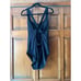 NWT Andie Women's The Tulum LONG TORSO Ribbed One Piece Swimsuit Black SZ XXLT