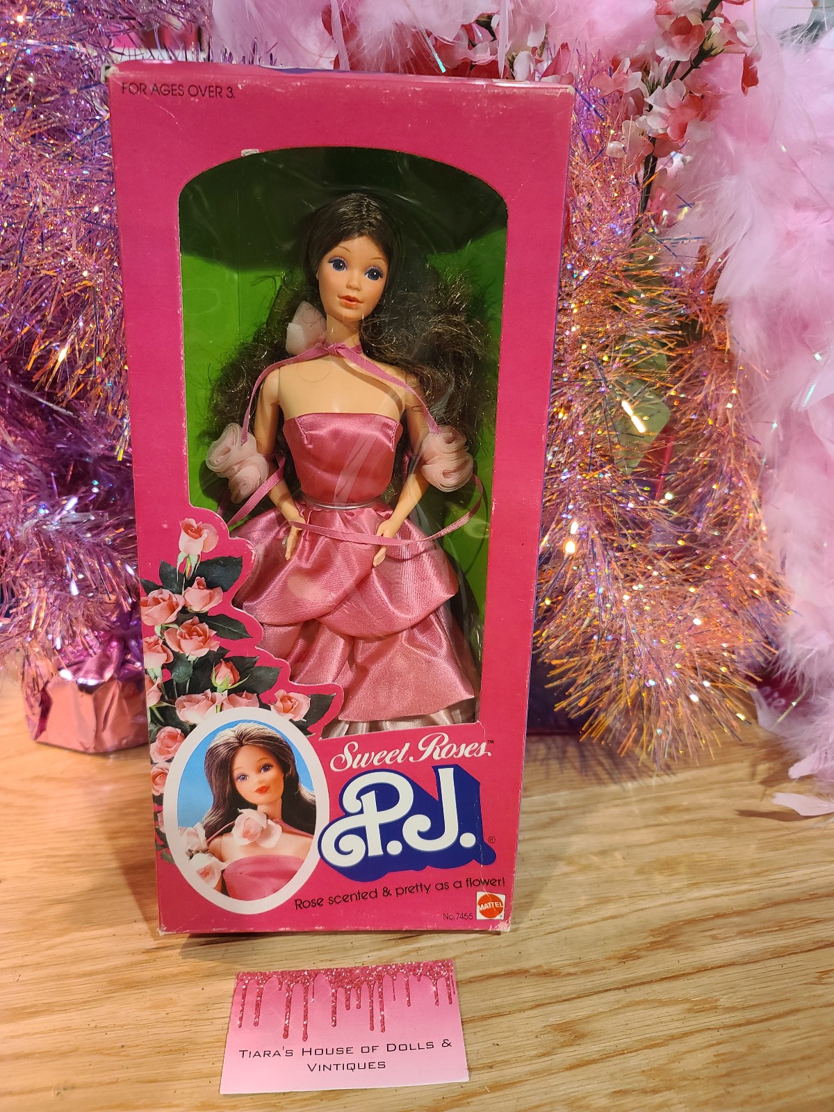 NIB! VINTAGE 1983 SWEET ROSES SCENTED PJ BARBIE!