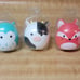 Squooshems set of 5