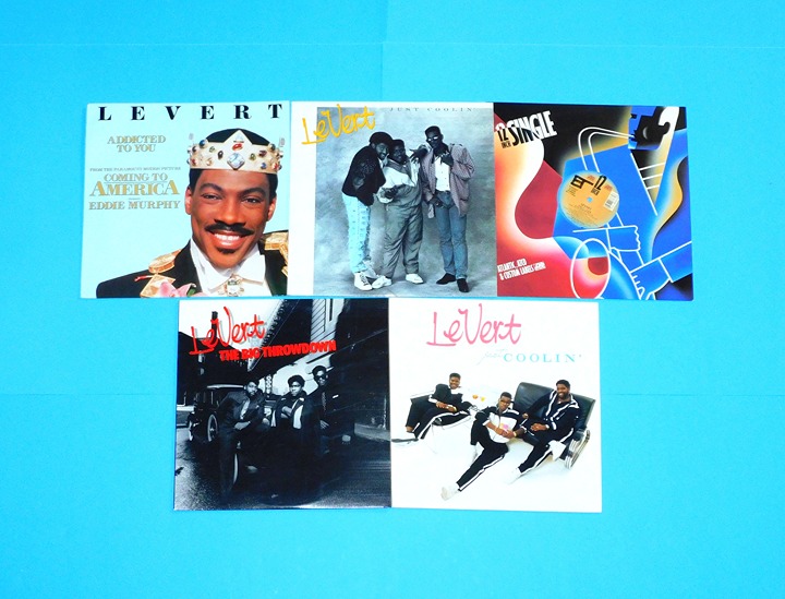 LEVERT -BIG THROWDOWN+ CASANOVA+ JUST COOLIN'+ ADDICTED TO YOU--2 LP/S 3 SINGLES