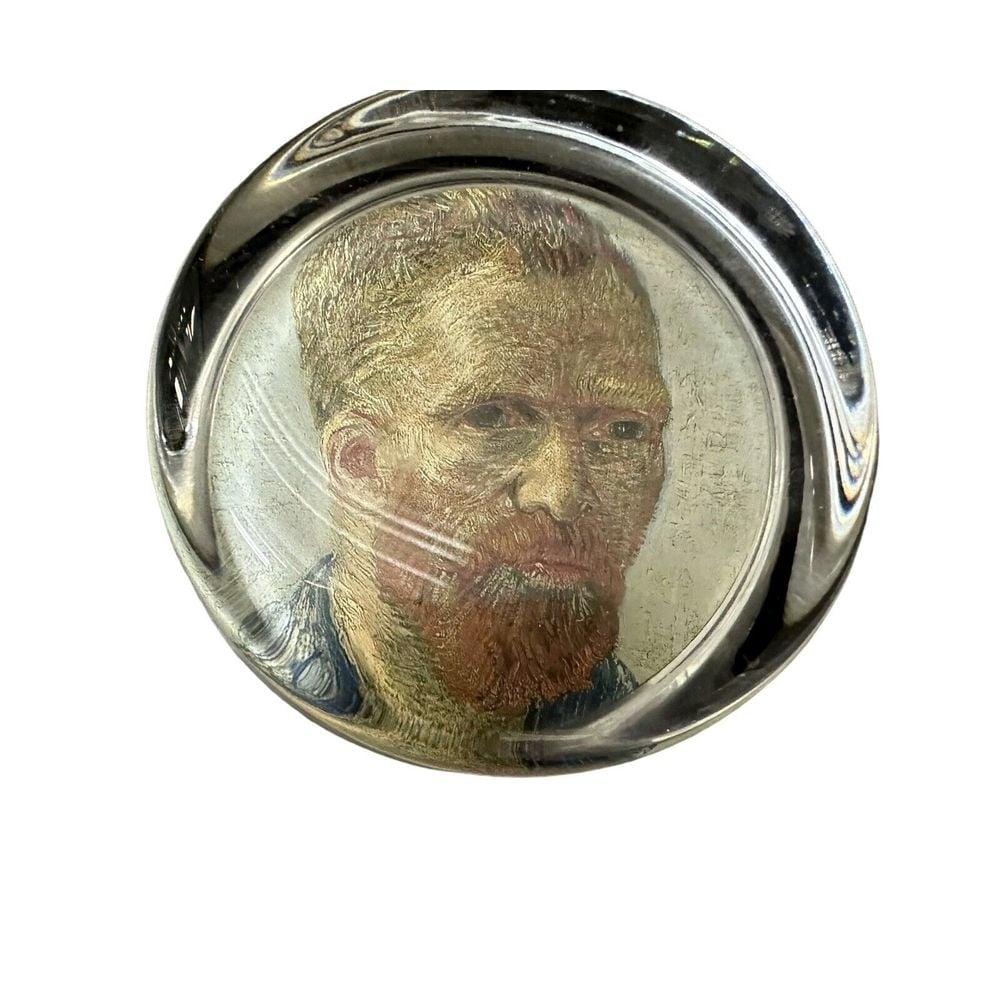 Vincent Van Gogh - Self-Portrait Paperweight LACMA 1999
