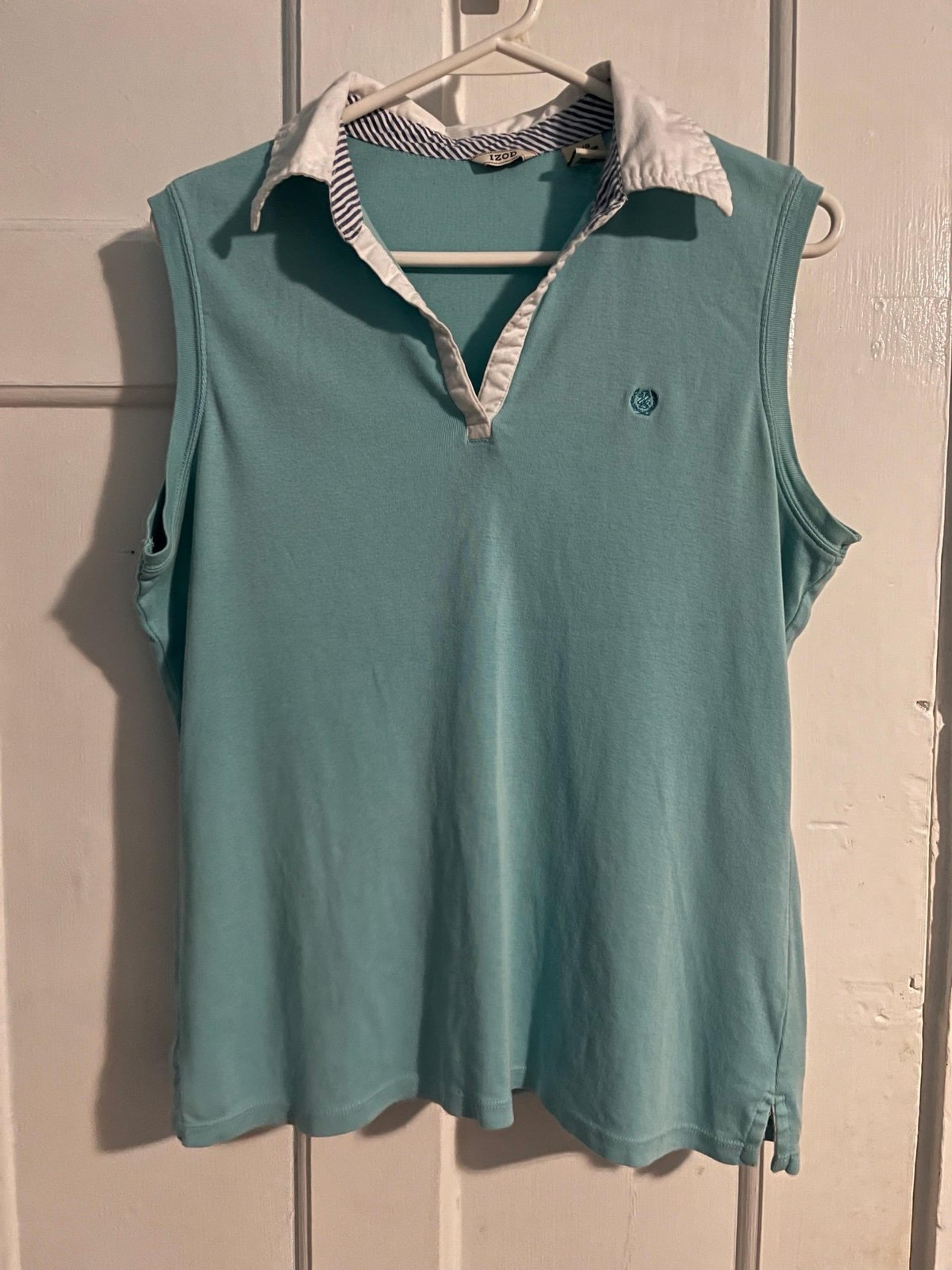 Women’s Y2K IZOD Sleeveless Golf Shirt size L