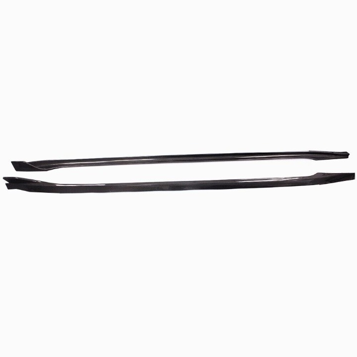 New Tesla Model 3 2017-2022 Real Carbon Fiber Side Skirts Extension Lip Panel