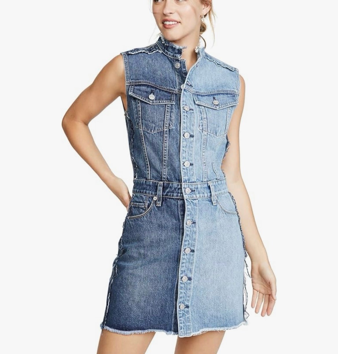 HUDSON LOS ANGELES size small denim mini dress
