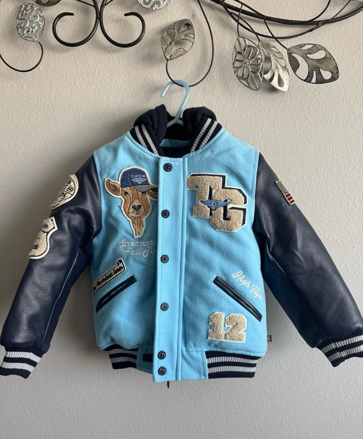 ジャケット・アウター Corteiz Goat Varsity Jacket L Corteiz Goat Varsity Jacket Navy Men's - FW23 - US