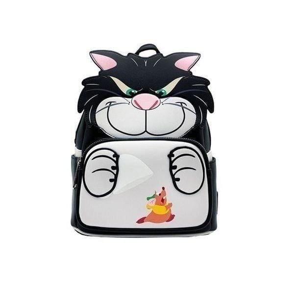 Loungefly Disney Cinderella Lucifer Cosplay Mini Backpack Villian Cat Gus Jaq