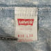 36w 80s USA VTG Levi’s 505 Acid Wash Cutoffs