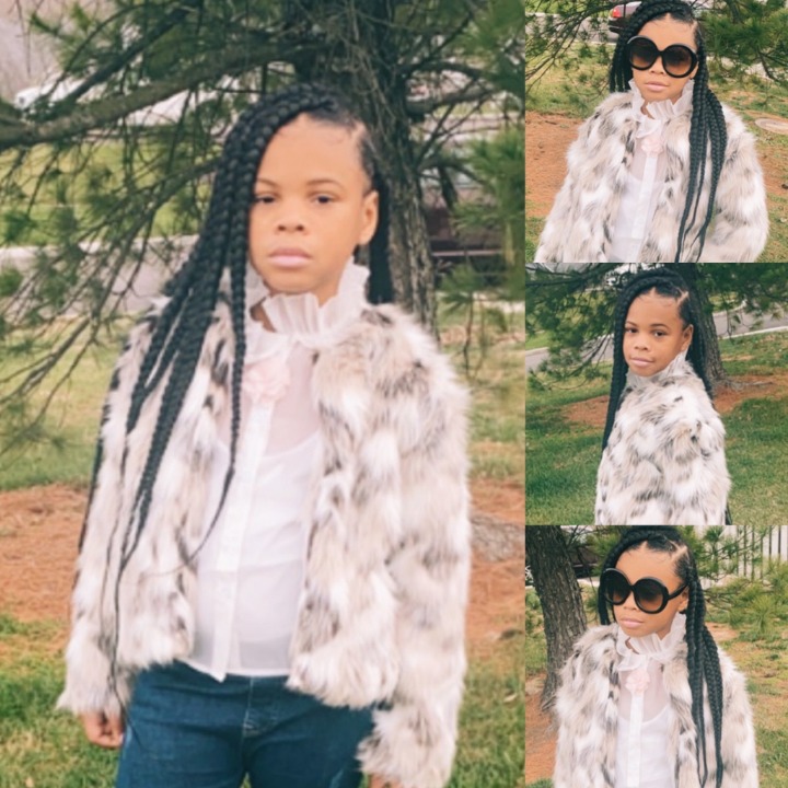 Girls Faux Fur Coat