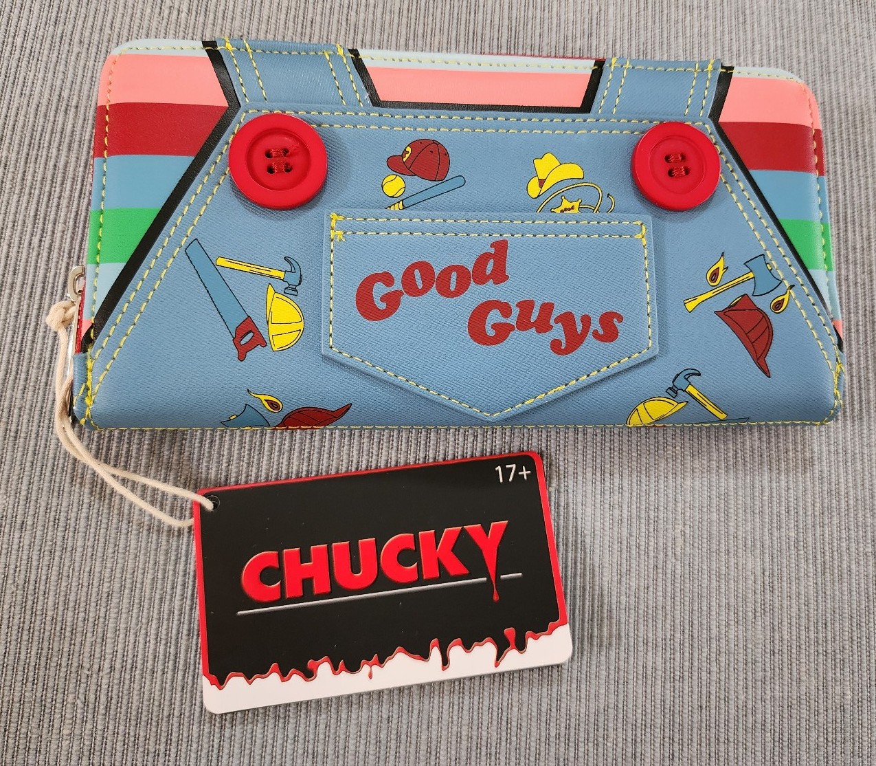 Loungefly Chucky Childs Play Good Guys Cosplay Wallet