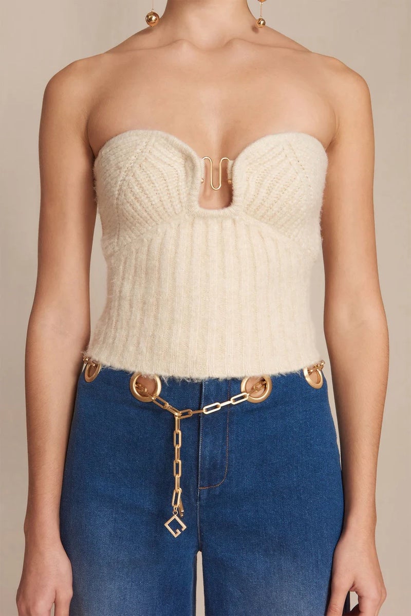 Cult Gaia Ellison Knit Top
