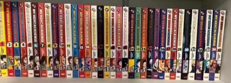 My Hero Academia Manga Lot (Volumes 1-35)