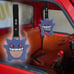 New 2PCS Anime GENGAR JDM TSURIKAWA Ring Subway Train Bus Handle Black Strap