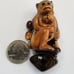 Vintage Carved Monkey Pin/Pendant