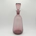 Vintage MCM Amethyst Mid Century Purple Glass Decanter w/ Stopper Italian Blown