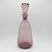 Vintage MCM Amethyst Mid Century Purple Glass Decanter w/ Stopper Italian Blown