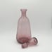Vintage MCM Amethyst Mid Century Purple Glass Decanter w/ Stopper Italian Blown