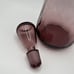 Vintage MCM Amethyst Mid Century Purple Glass Decanter w/ Stopper Italian Blown