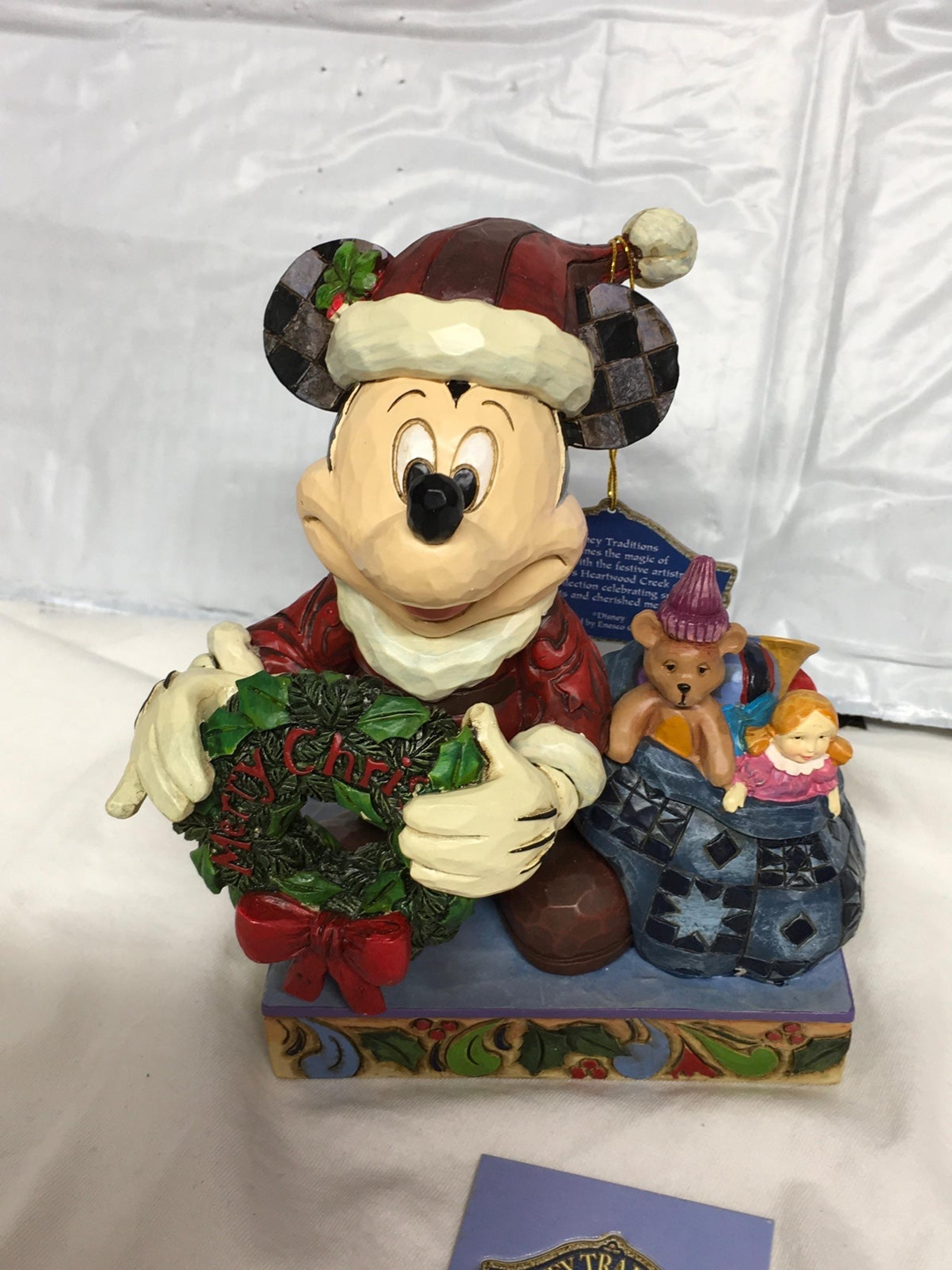 Disney Jim Shore Mickey Mouse Merry Christmas to You 4016365