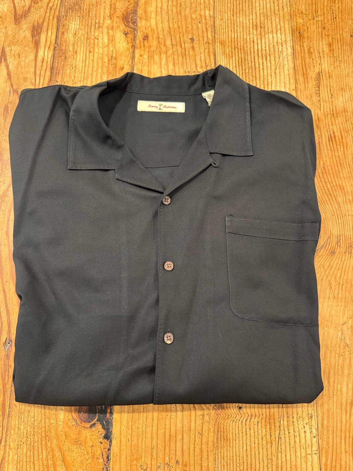 Men's Black Shirt by Tommy Bahama