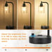 able Lamps for Bedrooms Set of 2 - Fully Dimmable Bedside Lamps with