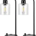 able Lamps for Bedrooms Set of 2 - Fully Dimmable Bedside Lamps with
